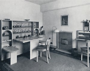 Rowley Gallery of Decorative Art Ltd - Combined dining-living-room open, 1939 by Unbekannt
