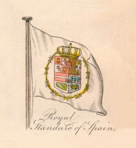 Royal Standard of Spain, 1838