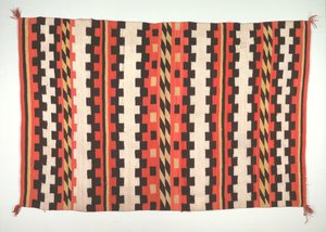 Rug Banded Pound Blanket Style by Unbekannt