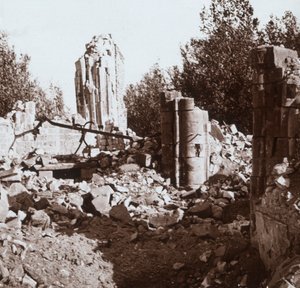 Ruined Chateau, Pinon, Northern France by Unbekannt