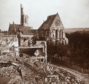 Ruined church, Vauxaillon, northern France