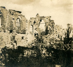 Ruined Church at Dreslincourt, Northern France