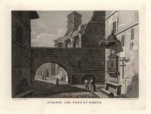 Ruins of the Forum of Nerva, Rome