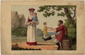 Russian Peasant Family, 1810s
