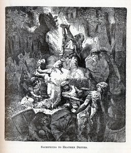Sacrificing to Heathen Deities by Unbekannt