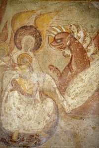 Saint-Savin abbey painting: Apocalypse, Saint-Savin-sur-Gartempe, France by Unbekannt