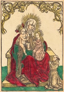 Saint Anne, The Madonna and Child, and a Franciscan Monk by Unbekannt