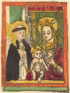 Saint Bernard with the Madonna and Child, 1480-1500 by Unbekannt