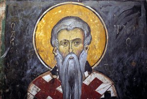 Saint Iraklion Byzantine Fresco
