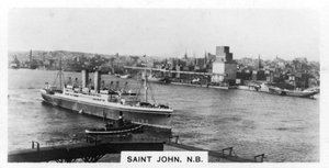 Saint John Harbour, New Brunswick, Canada, c1920s by Unbekannt