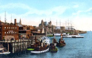 Saint John harbour, Saint John, New Brunswick, Canada by Unbekannt