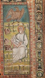 Saint John the Evangelist. Byzantine mosaic. 6th century