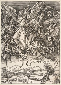 Saint Michael Fighting the Dragon, from The Apocalypse