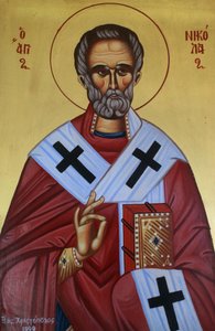 Saint Nicholas, Greek Orthodox Icon, Greece