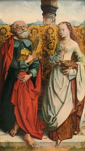 Saints Peter and Dorothy by Unbekannt