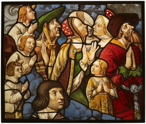 Saints and Worshippers in Adoration, France, 1510-1515 by Unbekannt