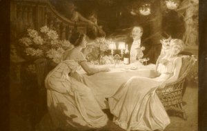 Salon 1910. Ludovic Alleaume After Dinner, 1910 by Unbekannt
