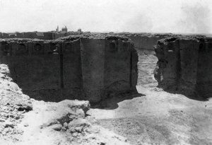 Samarra city from the Malwiya tower, Mesopotamia, 1918 by Unbekannt