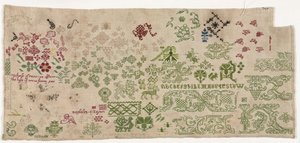 Sampler, 1600-1630 by Unbekannt