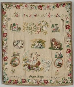 Sampler, 1870 by Unbekannt