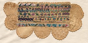 Sampler Fragment, 1800s by Unbekannt