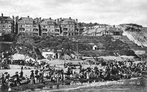 Sands and marina, Boscombe, Bournemouth, Dorset