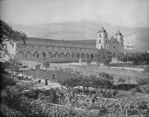 Santa Barbara Mission, California, c1897