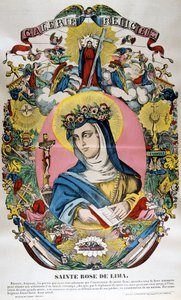 Santa Rosa of Lima, 19th century