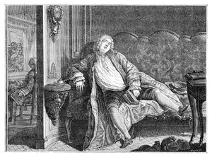 Satirical Composition of Dumesnil by Unbekannt