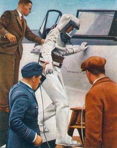 Sealed flying suit by Unbekannt
