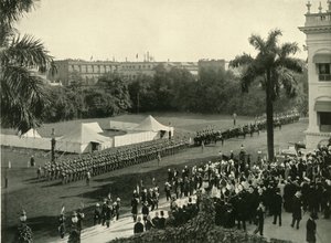 Second Arrival of Lord Curzon at Government House, 1904 by Unbekannt
