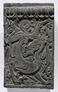 Section of a Coffin Platform: Feline