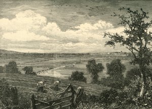 Sedgemoor, from Middlezoy, 1898