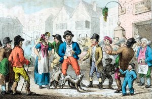 Selling a wife to the highest bidder, 1816