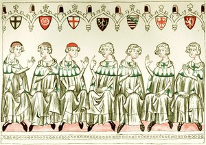 Seven Prince Electors Voting for Henry VII, Holy Roman Emperor