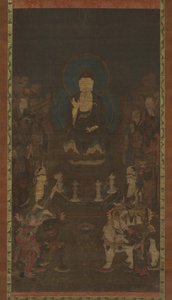 Shaka, Monju, Fugen and the Ten Great Disciples Judai Deshi by Unbekannt