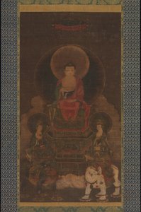 Shaka Shakyamuni Triad by Unbekannt
