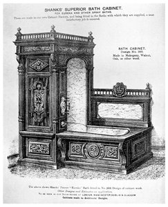 Shanks Superior Bath Cabinet, c1880-1956