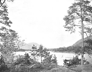 Shelving Rock Mountain, Lake George, New York State, USA by Unbekannt