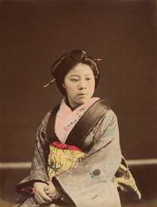 Shin, A Well-known Tea House Girl in Yokohama