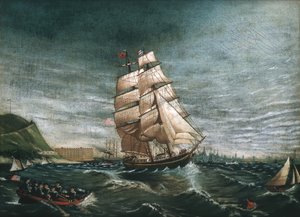 Ship in New York Harbor
