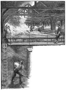 Shovelling Salt at South Durham Salt Works