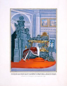 Silver Sarcophagus of Saint Alexander Nevsky in the Saint Alexander Nevsky Lavra by Unbekannt