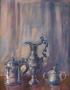 Silver Tankard, Jug, Cup and Cover, c19th century, 1920 by Unbekannt
