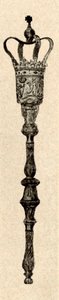 Silver mace used in the Virginia House of Burgesses, c1640-1770, 1937 by Unbekannt