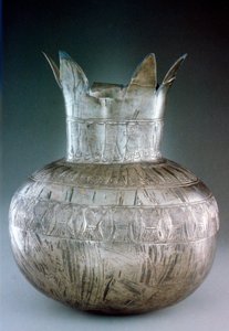 Silver Pomegranate Vase, from Tutankhamun
