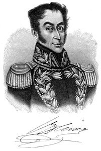 Simon Bolivar, South American revolutionary leader by Unbekannt