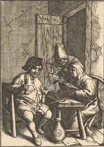 Singing Couple and Violin