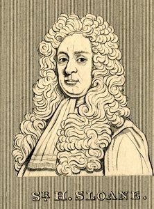 Sir H. Sloane, 1660-1753, 1830 by Unbekannt