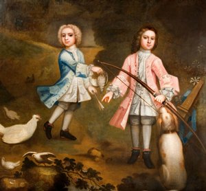 Sir Lister and Sir Charles Holte as Boys, 1750 by Unbekannt